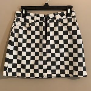 Urban Outfitters Checkered Skirt